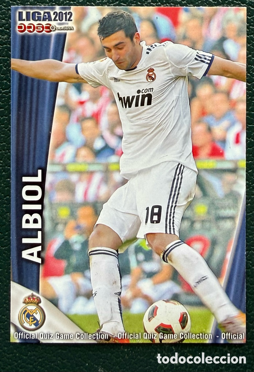 Cromos de F&uacute;tbol: 37 ALBIOL REAL MADRID FICHAS ALBUM MUNDICROMO 2011 2012 11 12