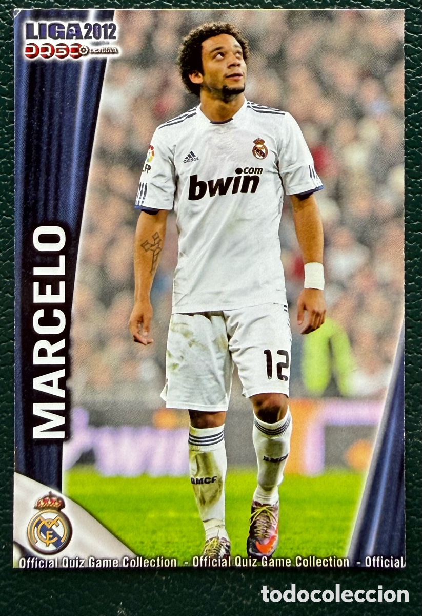 Football Stickers: 38 MARCELO REAL MADRID FICHAS ALBUM MUNDICROMO 2011 2012 11 12