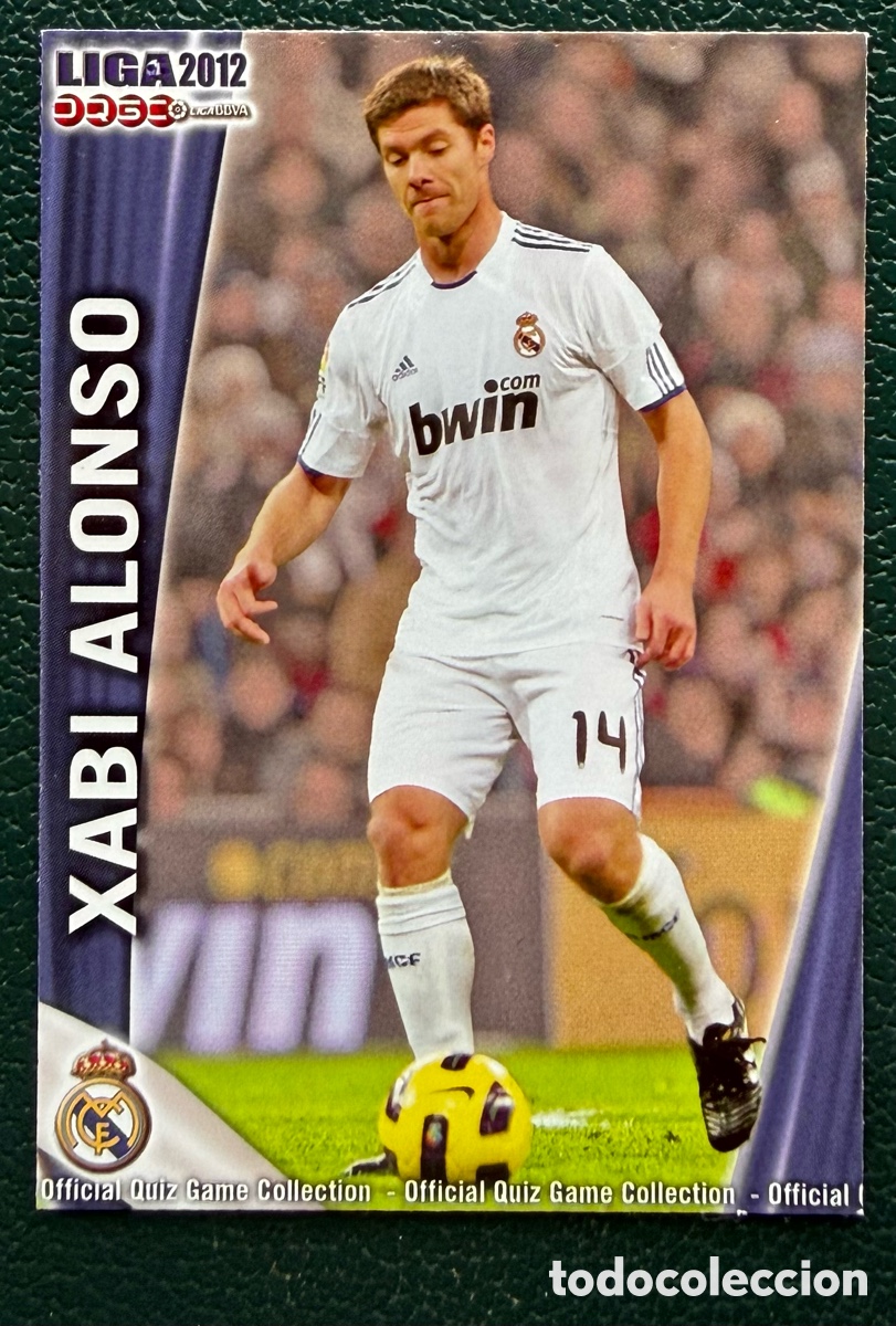 Cromos de F&uacute;tbol: 40 XABI ALONSO REAL MADRID FICHAS ALBUM MUNDICROMO 2011 2012 11 12