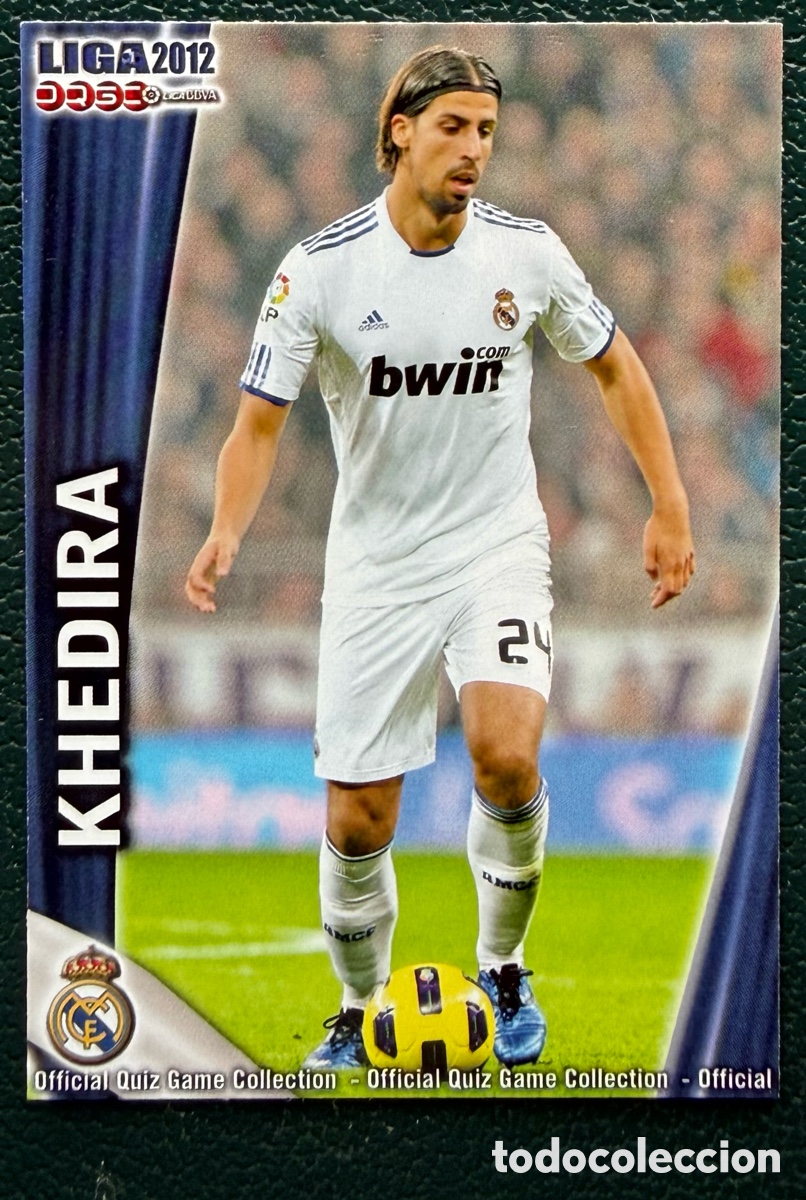 Fu&szlig;ball-Sticker: 41 KHEDIRA REAL MADRID FICHAS ALBUM MUNDICROMO 2011 2012 11 12
