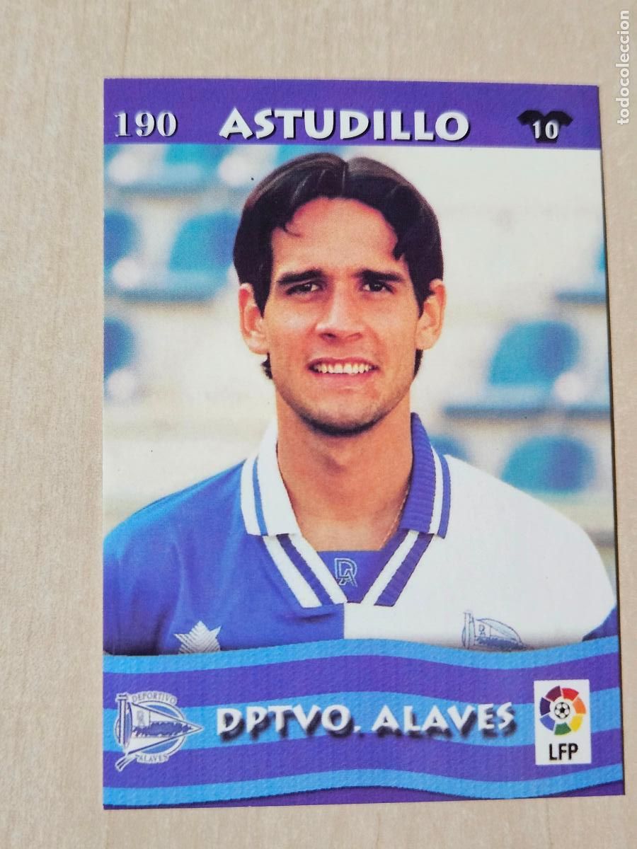 Fu&szlig;ball-Sticker: FICHA N&ordm; 190 ASTUDILLO - MUNDICROMO LIGA TOP 2003 - ALAVES