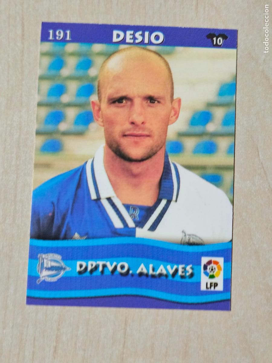 Fu&szlig;ball-Sticker: FICHA N&ordm; 191 DESIO - MUNDICROMO LIGA TOP 2003 - ALAVES