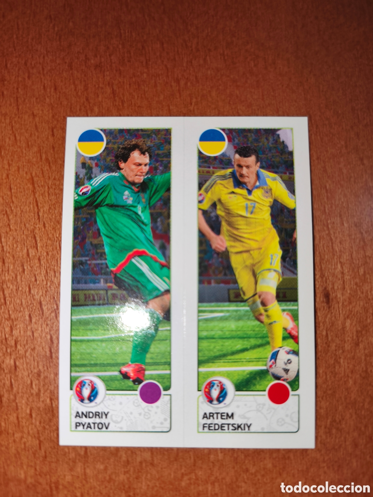 Cromos de F&uacute;tbol: Andriy Pyatov/Artem Fedetskiy n&deg;268 UEFA Euro 2016 Ucrania