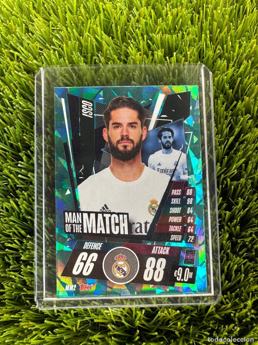 Cromos de F&uacute;tbol: N&ordm; MM2 Isco Man of the Match Real Madrid CF Match Attax 20 21