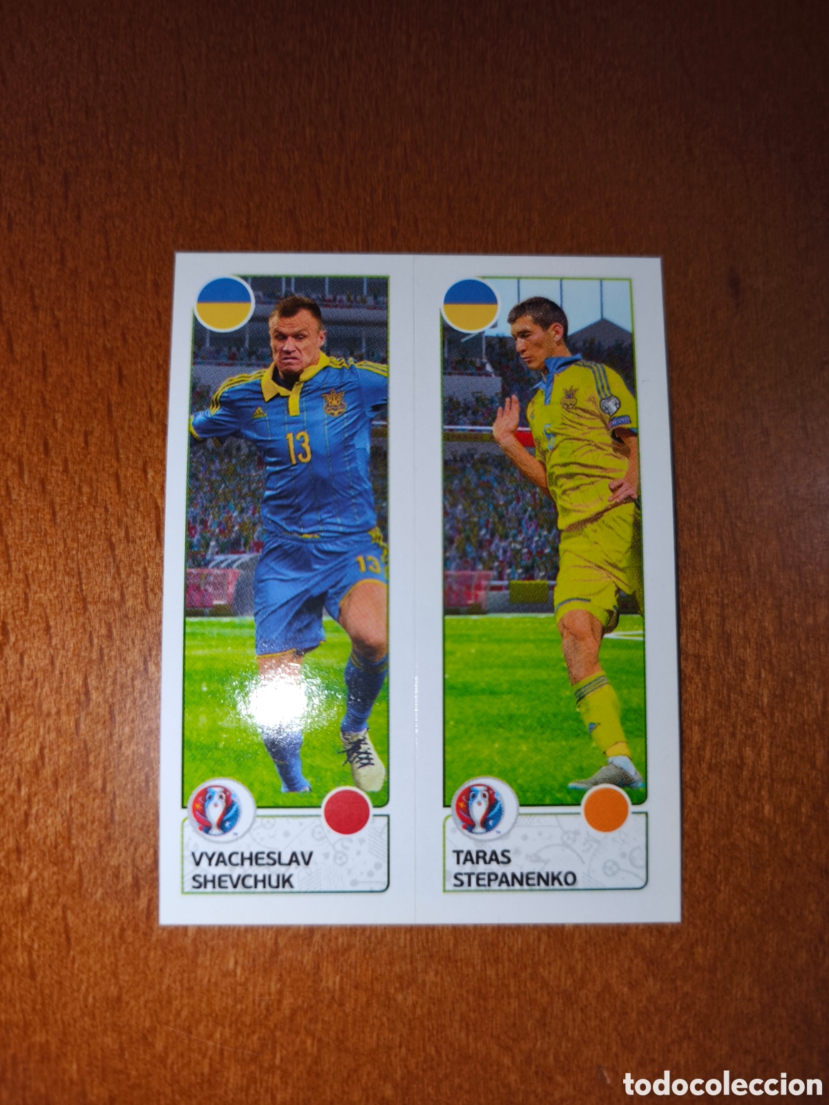 Cromos de F&uacute;tbol: Vyacheslav Shevchuk/Taras Stepanenko n&deg;270 UEFA Euro 2016 Ucrania