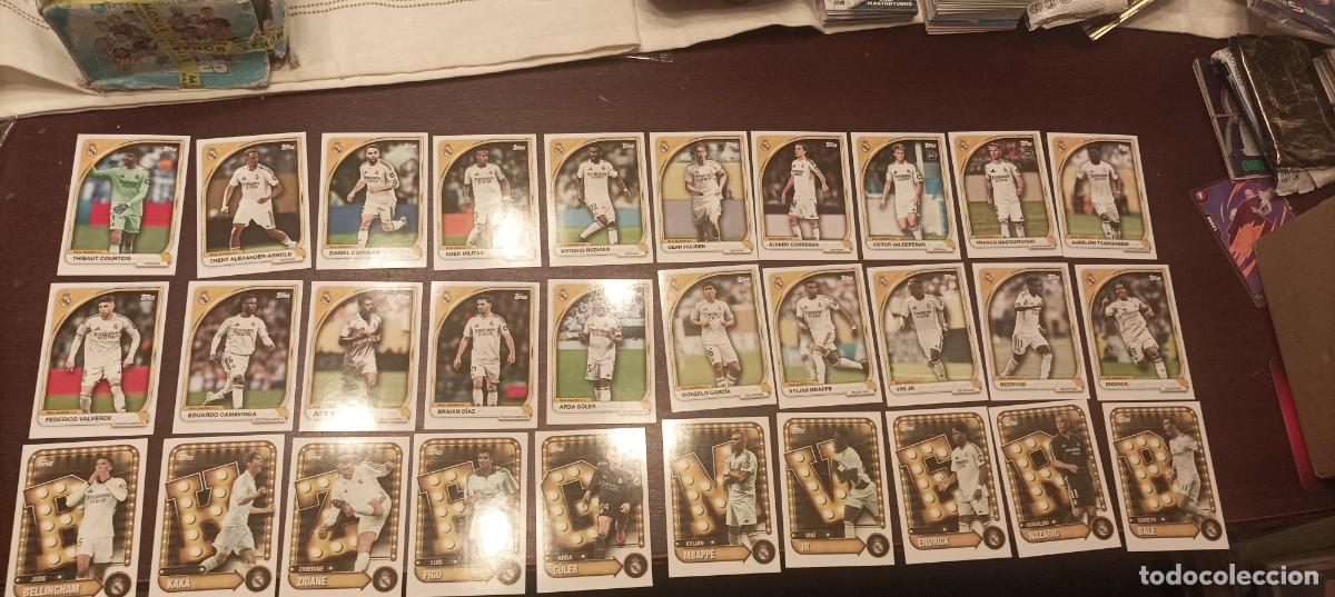 Cromos de F&uacute;tbol: colecci&oacute;n completa cromos b&aacute;sica real madrid collector tin 2025 - 2026 25 - 26