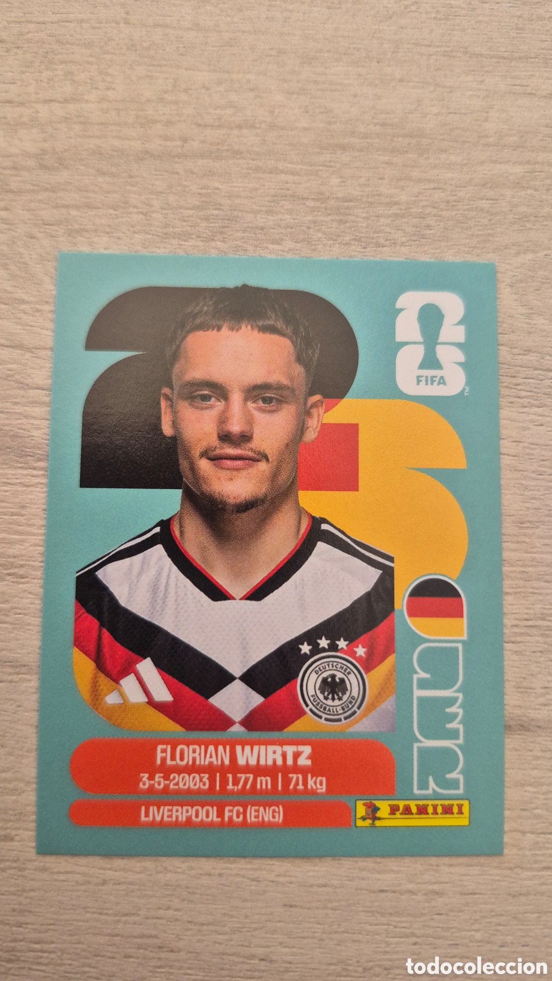 Cromos de F&uacute;tbol: GER11 Wirtz FIFA World Cup 2026