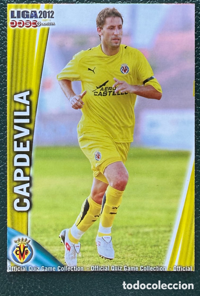 Cromos de F&uacute;tbol: 87 CAPDEVILA VILLARREAL CF FICHAS ALBUM MUNDICROMO 2011 2012 11 12