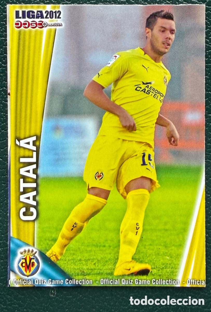 Cromos de F&uacute;tbol: 92 CATALA VILLARREAL CF FICHAS ALBUM MUNDICROMO 2011 2012 11 12