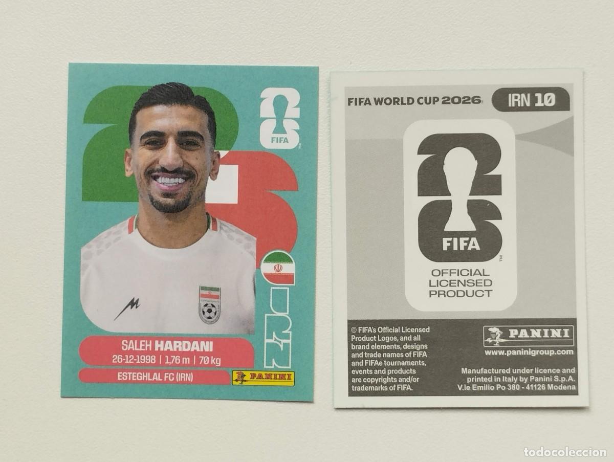Cromos de F&uacute;tbol: CROMO STICKER WORLD CUP 2026 MUNDIAL 26 PANINI IRAN IRN10 IRN 10 HARDANI