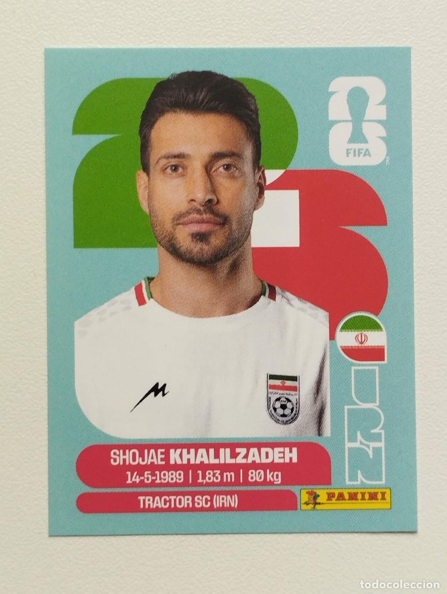 Cromos de F&uacute;tbol: CROMO STICKER WORLD CUP 2026 MUNDIAL 26 PANINI IRAN IRN6 IRN 6 KHALILZADEH