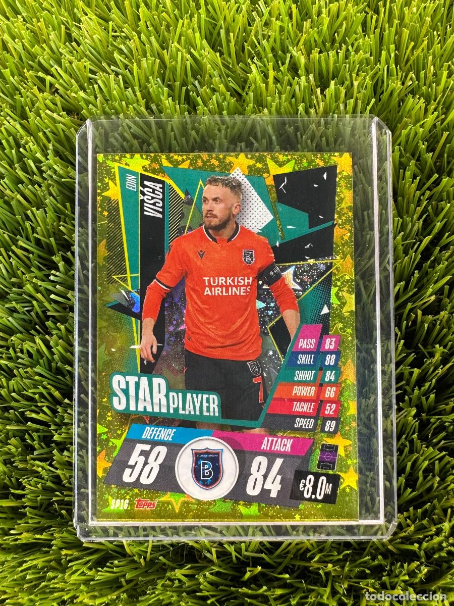 Cromos de F&uacute;tbol: N&ordm; SP16 Edin Visca Star Player Istanbul Basaksehir Match Attax 20 21