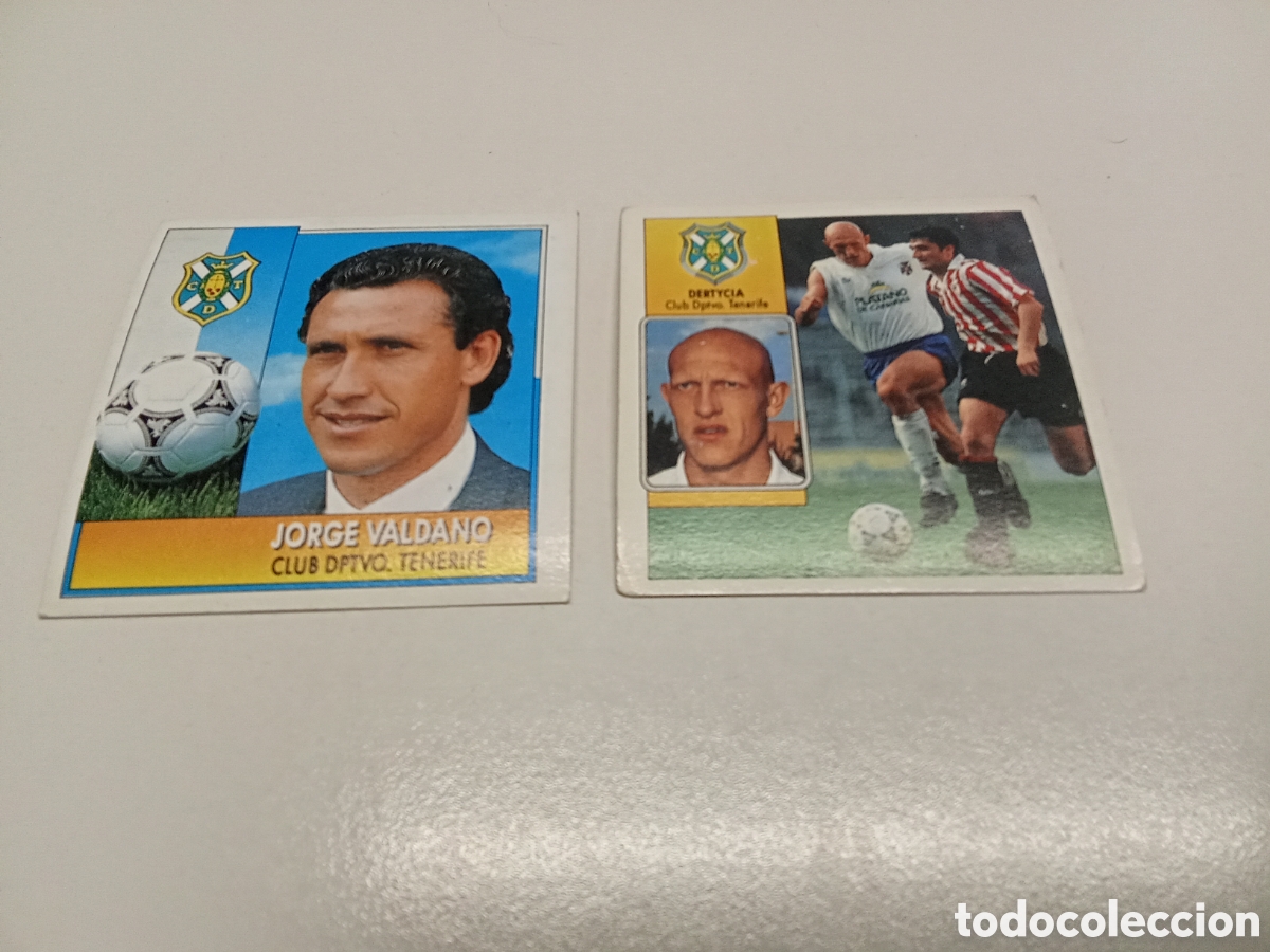 Cromos de F&uacute;tbol: VALDANO ENTRENADOR TENERIFE LIGA ESTE 92 93 NUNCA PEGADO