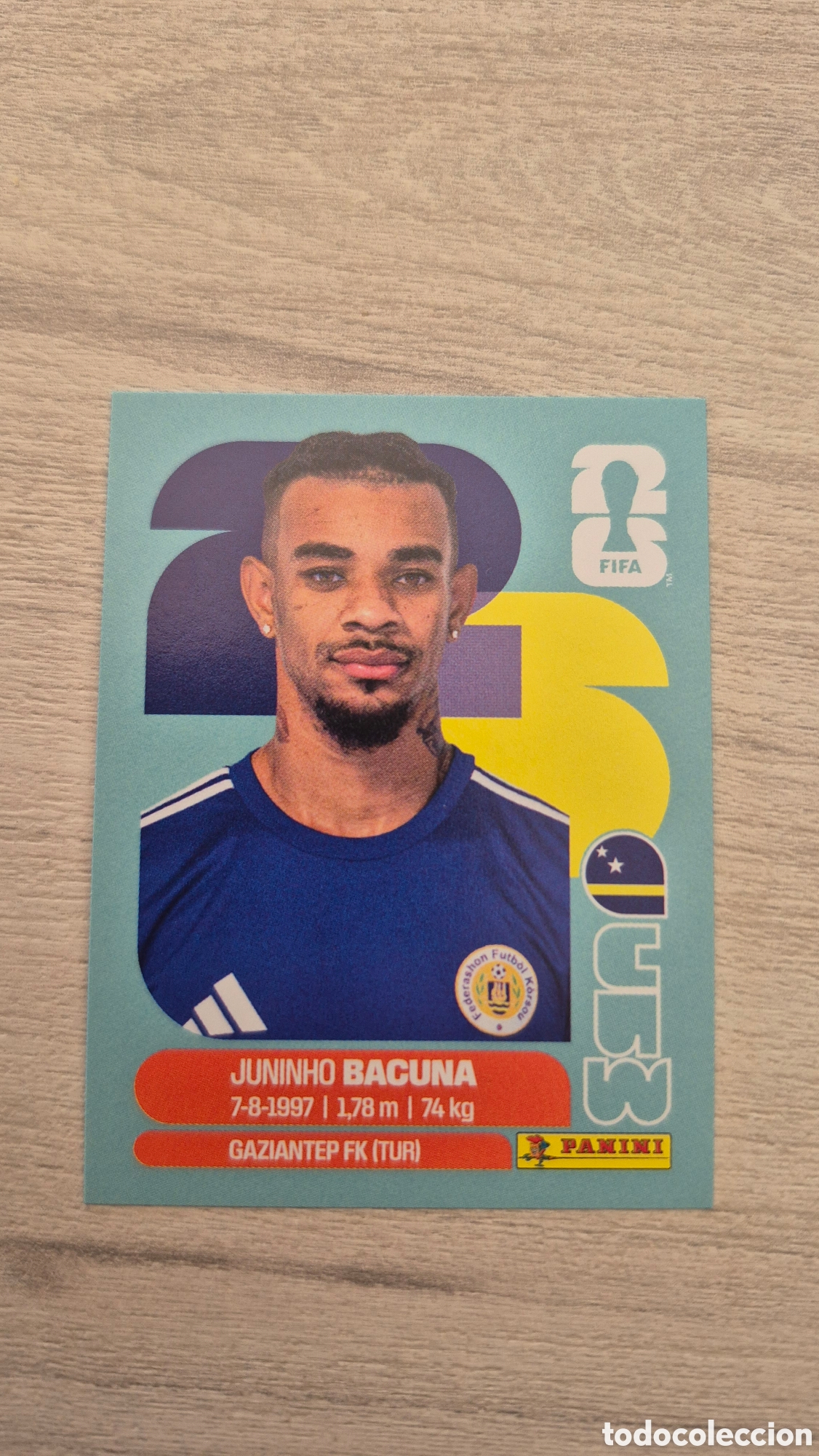 Cromos de F&uacute;tbol: CUW11 Bacuna FIFA World Cup 2026