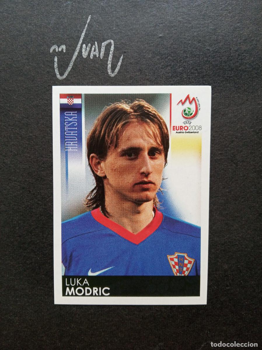 Cromos de F&uacute;tbol: N&ordm; 194 ROOKIE MODRIC CROACIA REAL MADRID ⚽ PANINI &reg; UEFA EURO 2008 EUROCOPA 08 SIN PEGAR NUNCA NUEVO