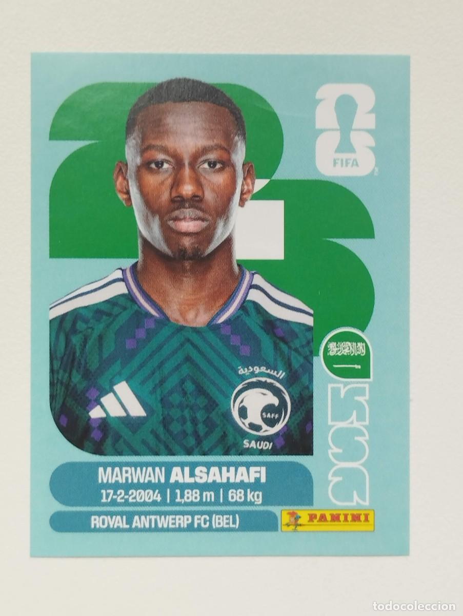 Cromos de F&uacute;tbol: CROMO STICKER WORLD CUP 2026 MUNDIAL 26 PANINI ARABIA SAUDI KSA15 KSA 15 ALSAHAFI
