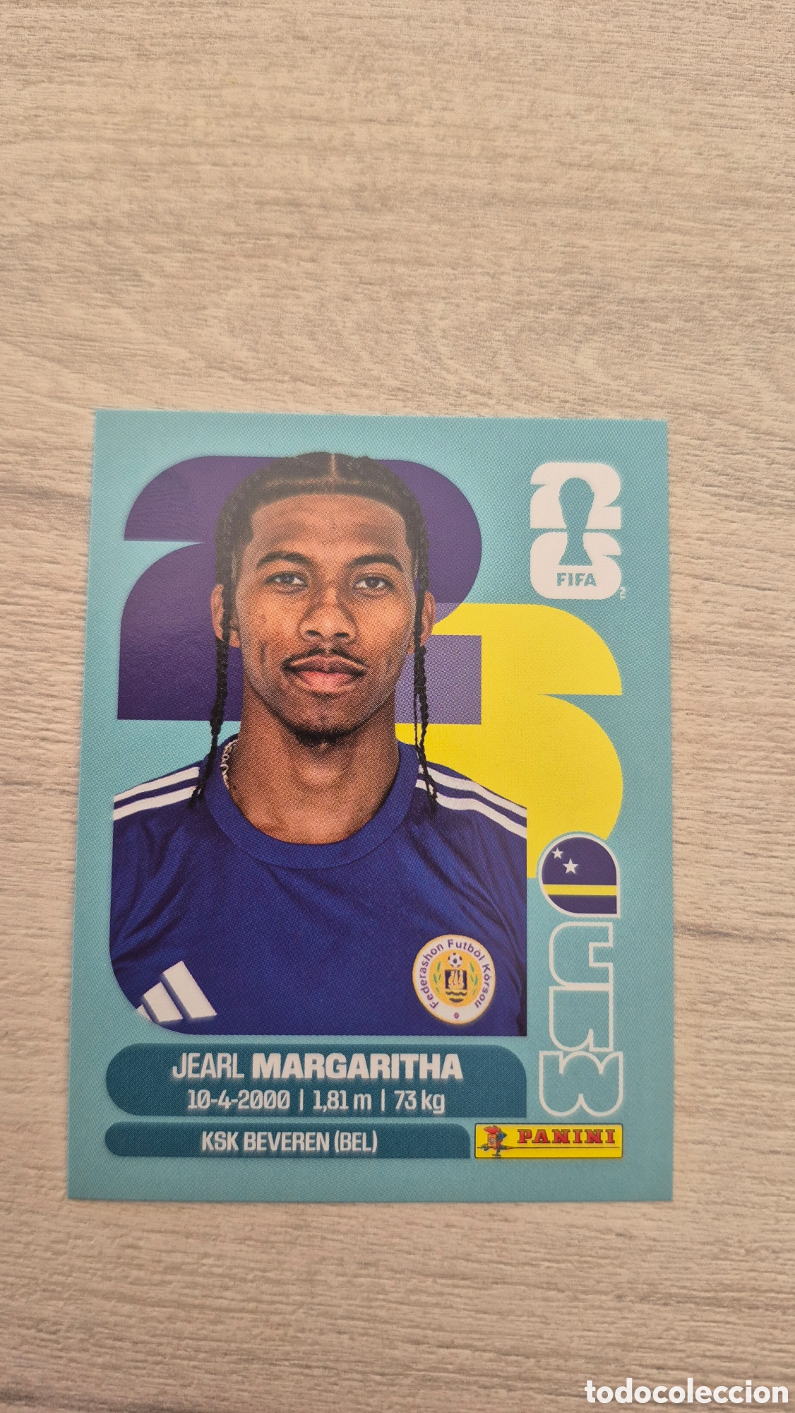 Fu&szlig;ball-Sticker: CUW16 Margaritha FIFA World Cup 2026