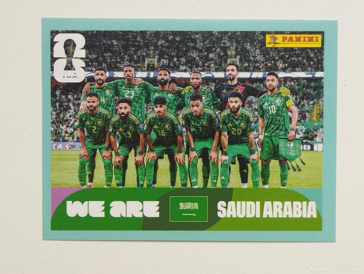 Cromos de F&uacute;tbol: CROMO STICKER WORLD CUP 2026 MUNDIAL 26 PANINI ARABIA SAUDI KSA13 KSA 13 PLANTILLA ALINEACION