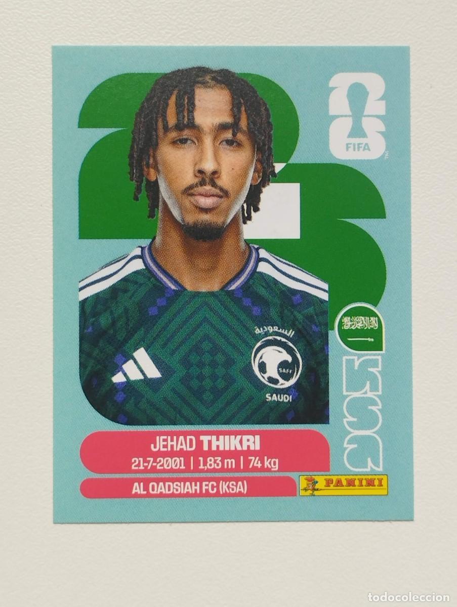 Figurine di Calcio: CROMO STICKER WORLD CUP 2026 MUNDIAL 26 PANINI ARABIA SAUDI KSA6 KSA 6 THIKRI