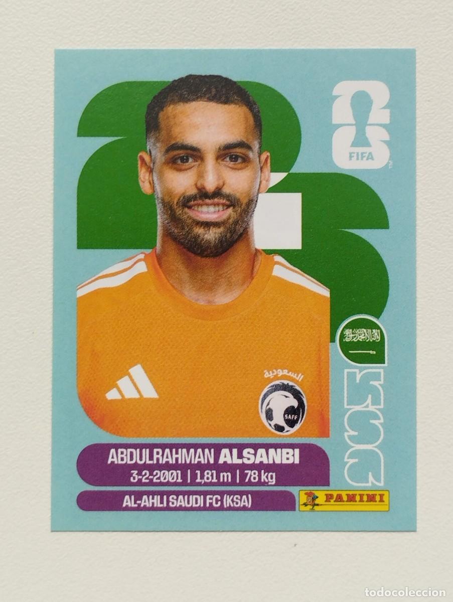 Figurine di Calcio: CROMO STICKER WORLD CUP 2026 MUNDIAL 26 PANINI ARABIA SAUDI KSA3 KSA 3 ALSANBI