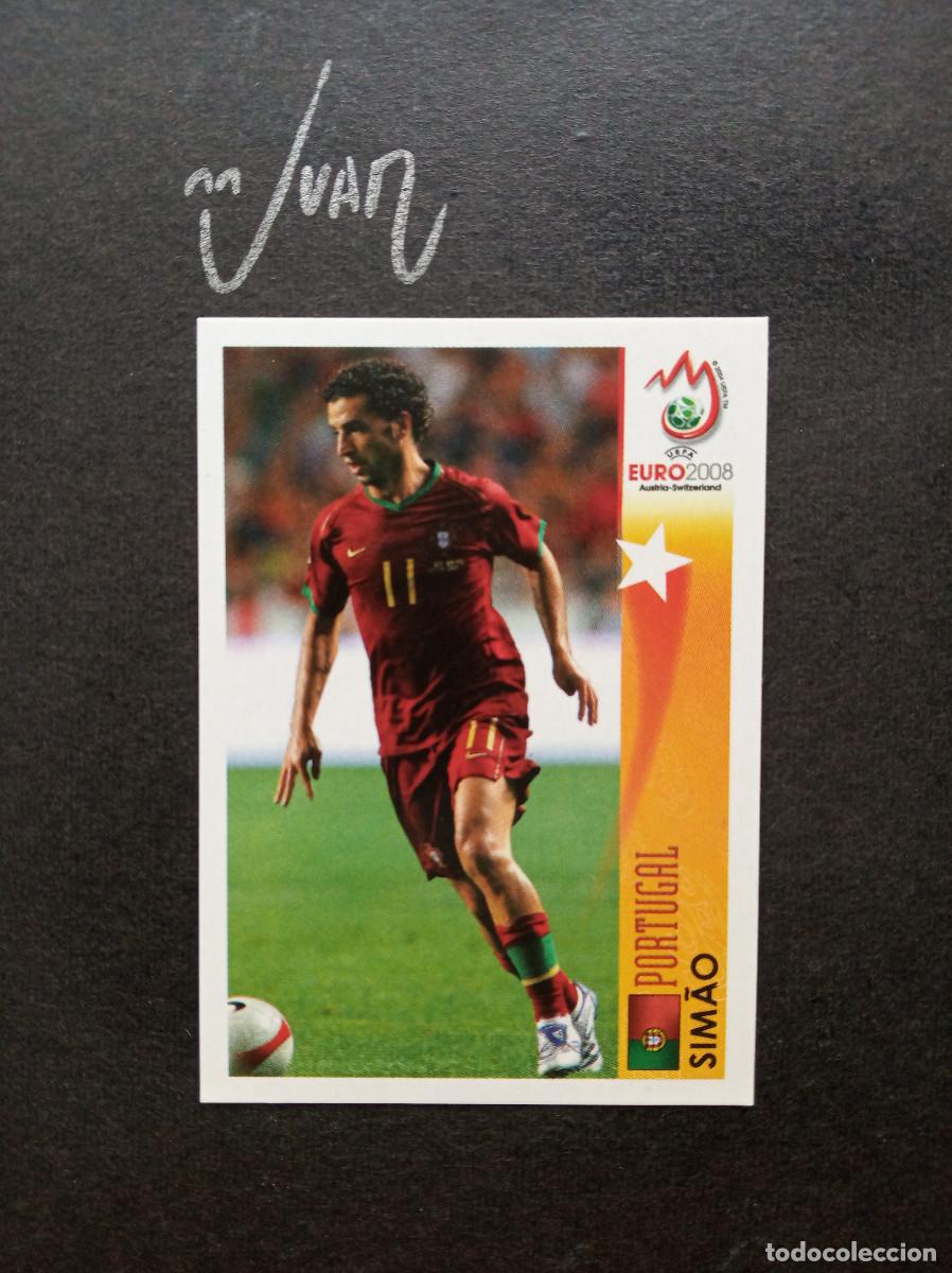 Cromos de F&uacute;tbol: N&ordm; 481 SIMAO PORTUGAL FC BARCELONA SL BENFICA ⚽ PANINI &reg; UEFA EURO 2008 EUROCOPA 08 SIN PEGAR NUEVO