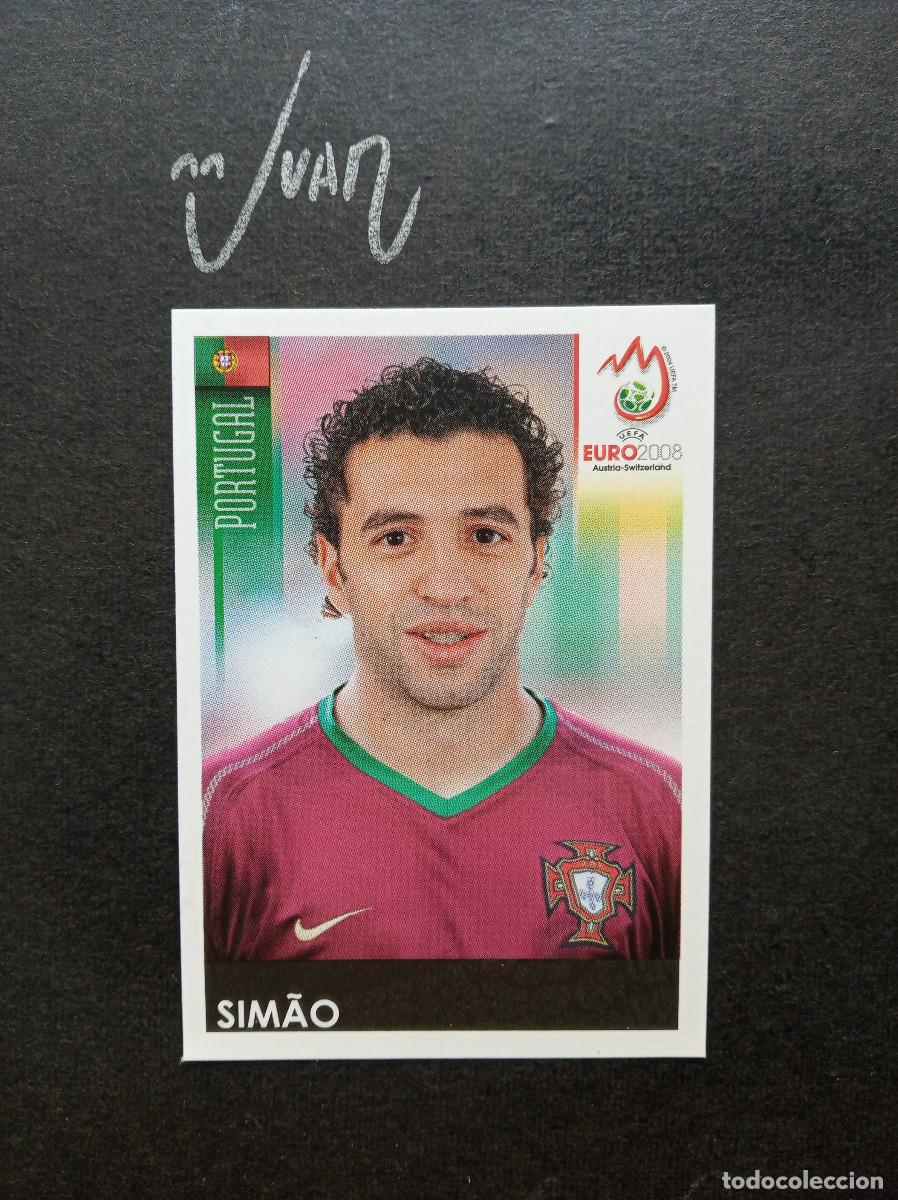 Cromos de F&uacute;tbol: N&ordm; 119 SIMAO PORTUGAL FC BARCELONA SL BENFICA ⚽ PANINI &reg; UEFA EURO 2008 EUROCOPA 08 SIN PEGAR NUEVO