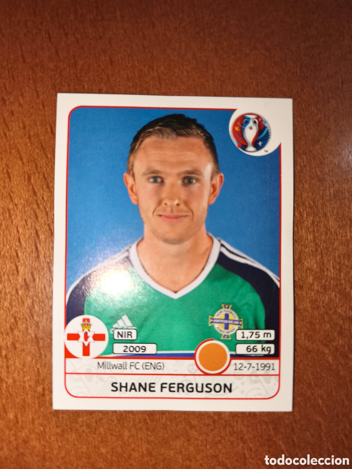 Figurine di Calcio: Shane Ferguson n&deg;334 UEFA Euro 2016 Irlanda Del Norte