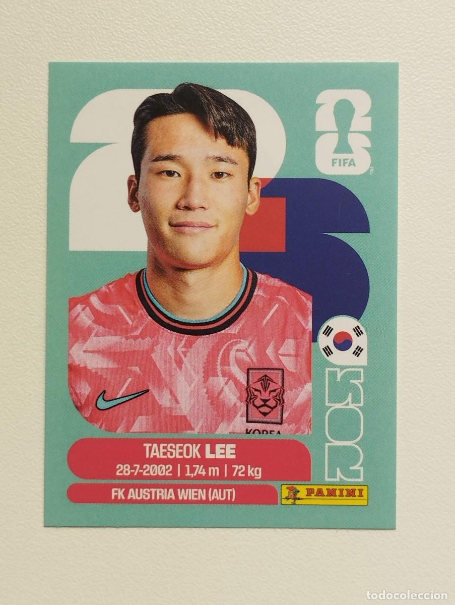 Cromos de Futebol: CROMO STICKER WORLD CUP 2026 MUNDIAL 26 PANINI COREA DEL SUR KOR8 KOR 8 TAESEOK LEE