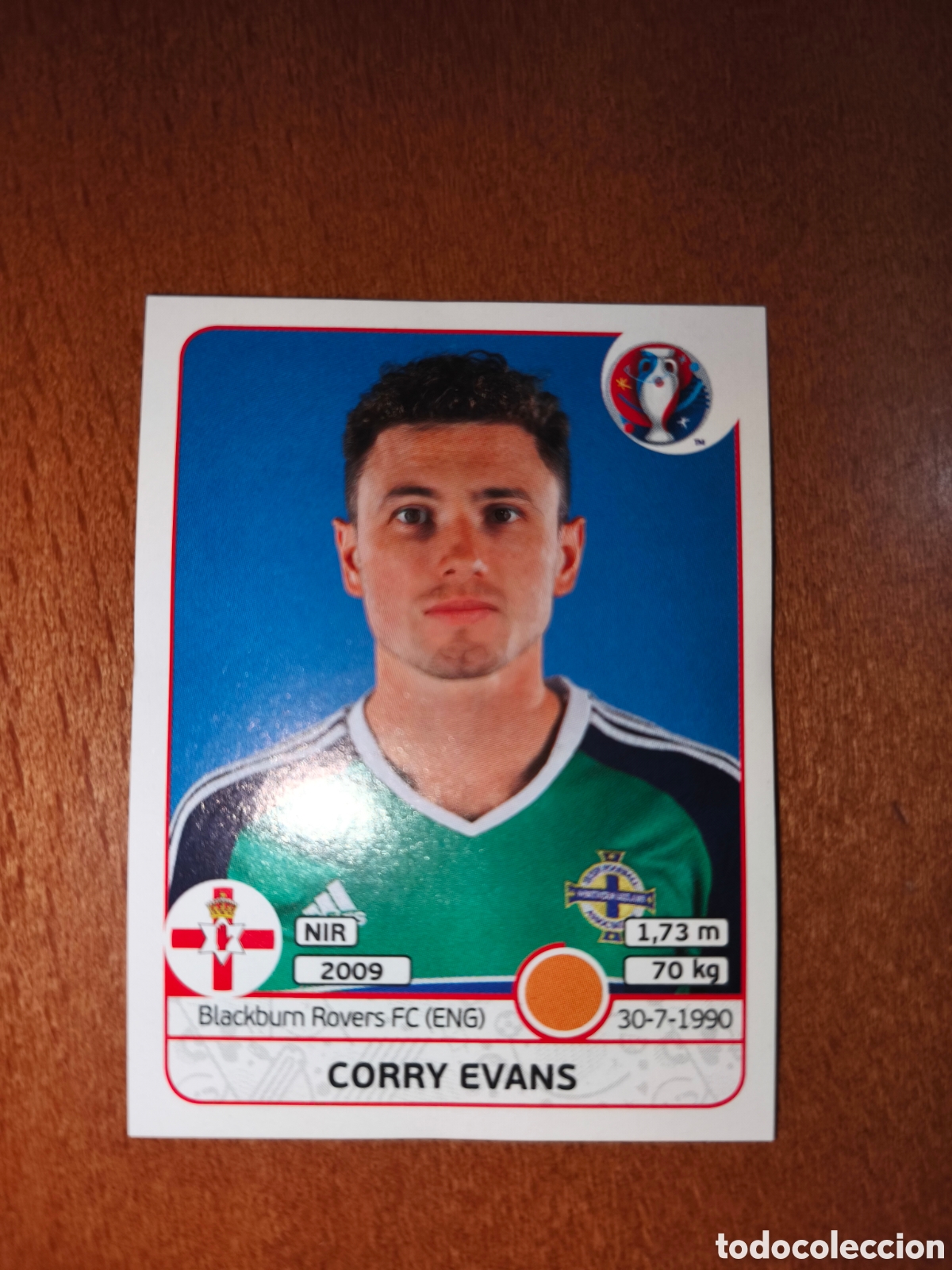 Cromos de Futebol: Corry Evans n&deg;335 UEFA Euro 2016 Irlanda Del Norte