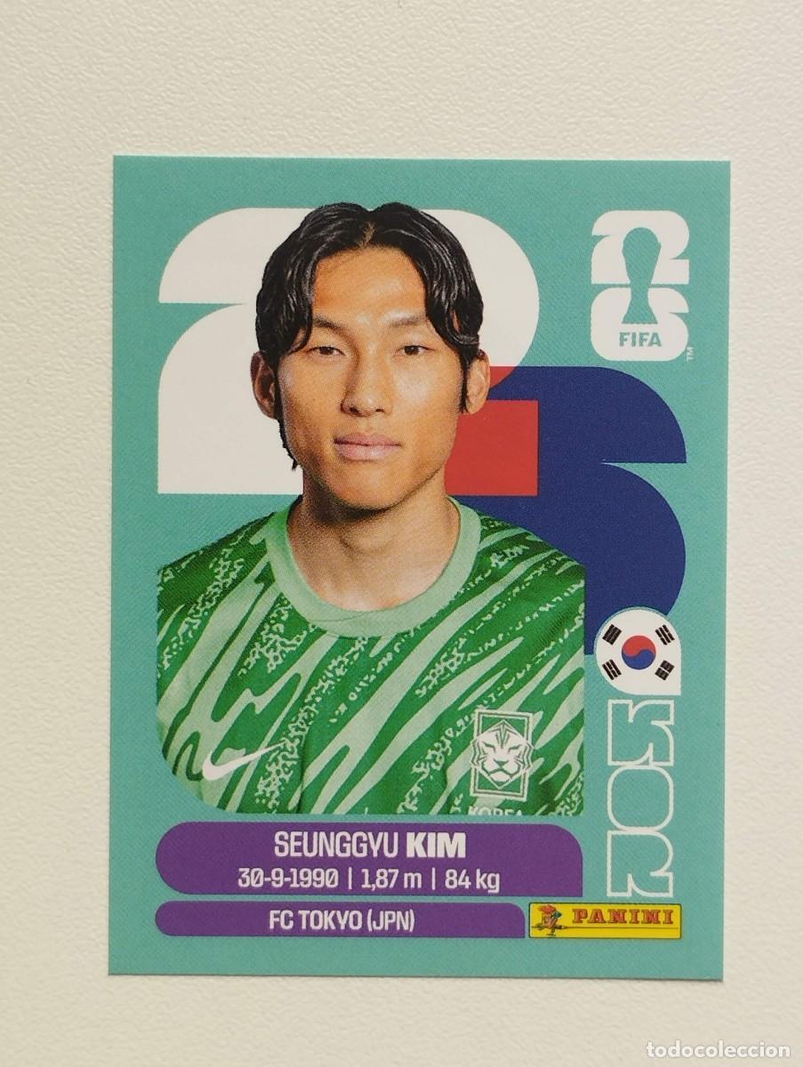 Cromos de F&uacute;tbol: CROMO STICKER WORLD CUP 2026 MUNDIAL 26 PANINI COREA DEL SUR KOR3 KOR 3 SEUNGGYU KIM