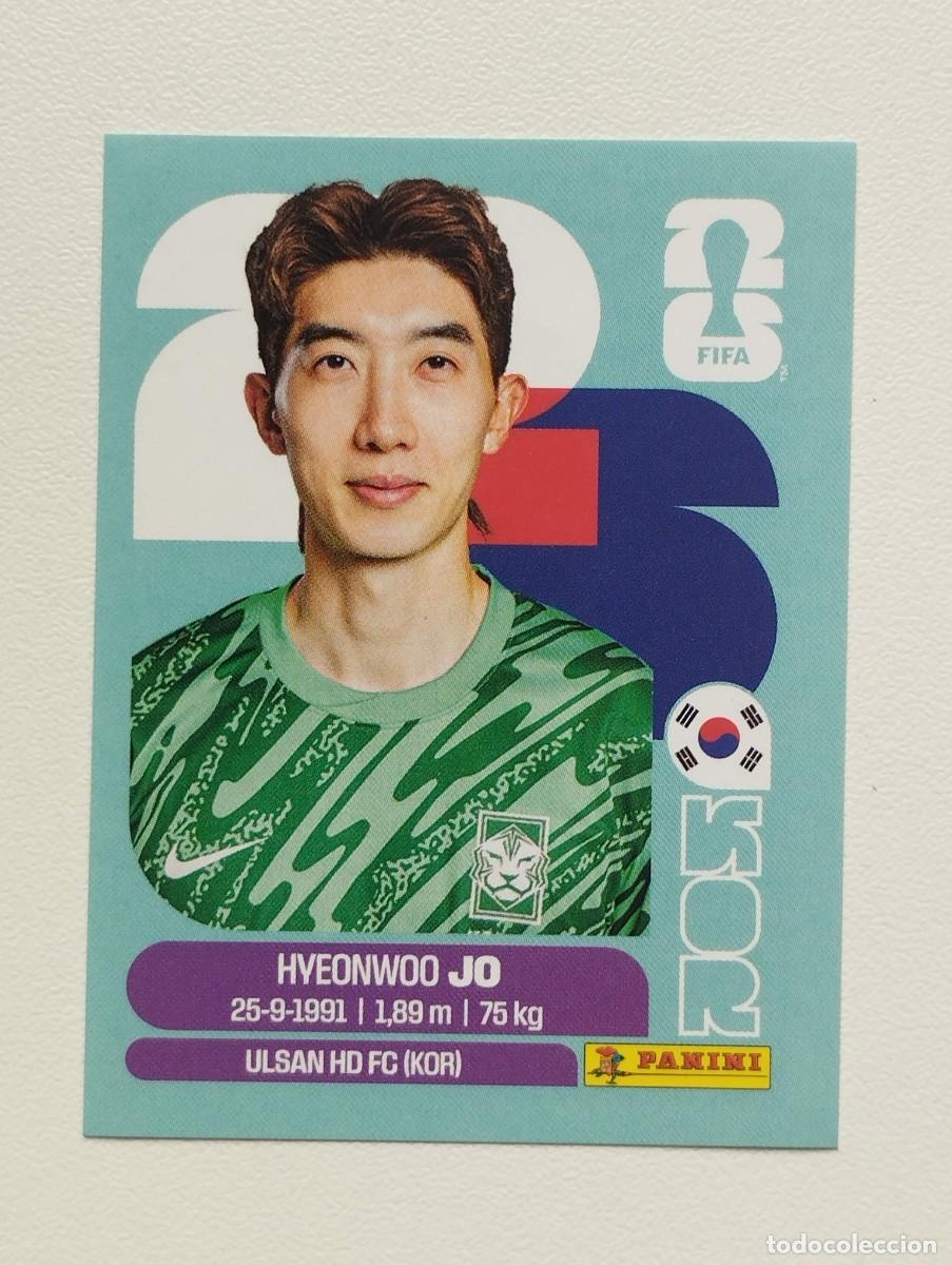 Cromos de F&uacute;tbol: CROMO STICKER WORLD CUP 2026 MUNDIAL 26 PANINI COREA DEL SUR KOR2 KOR 2 HYEONWOO JO
