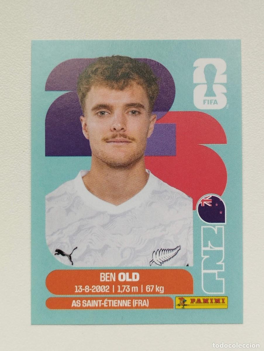 Cromos de F&uacute;tbol: CROMO STICKER WORLD CUP 2026 MUNDIAL 26 PANINI NUEVA ZELANDA NZL16 NZL 16 BEN OLD