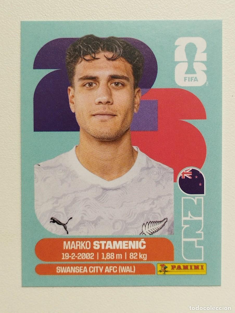 Cromos de F&uacute;tbol: CROMO STICKER WORLD CUP 2026 MUNDIAL 26 PANINI NUEVA ZELANDA NZL15 NZL 15 STAMENIC