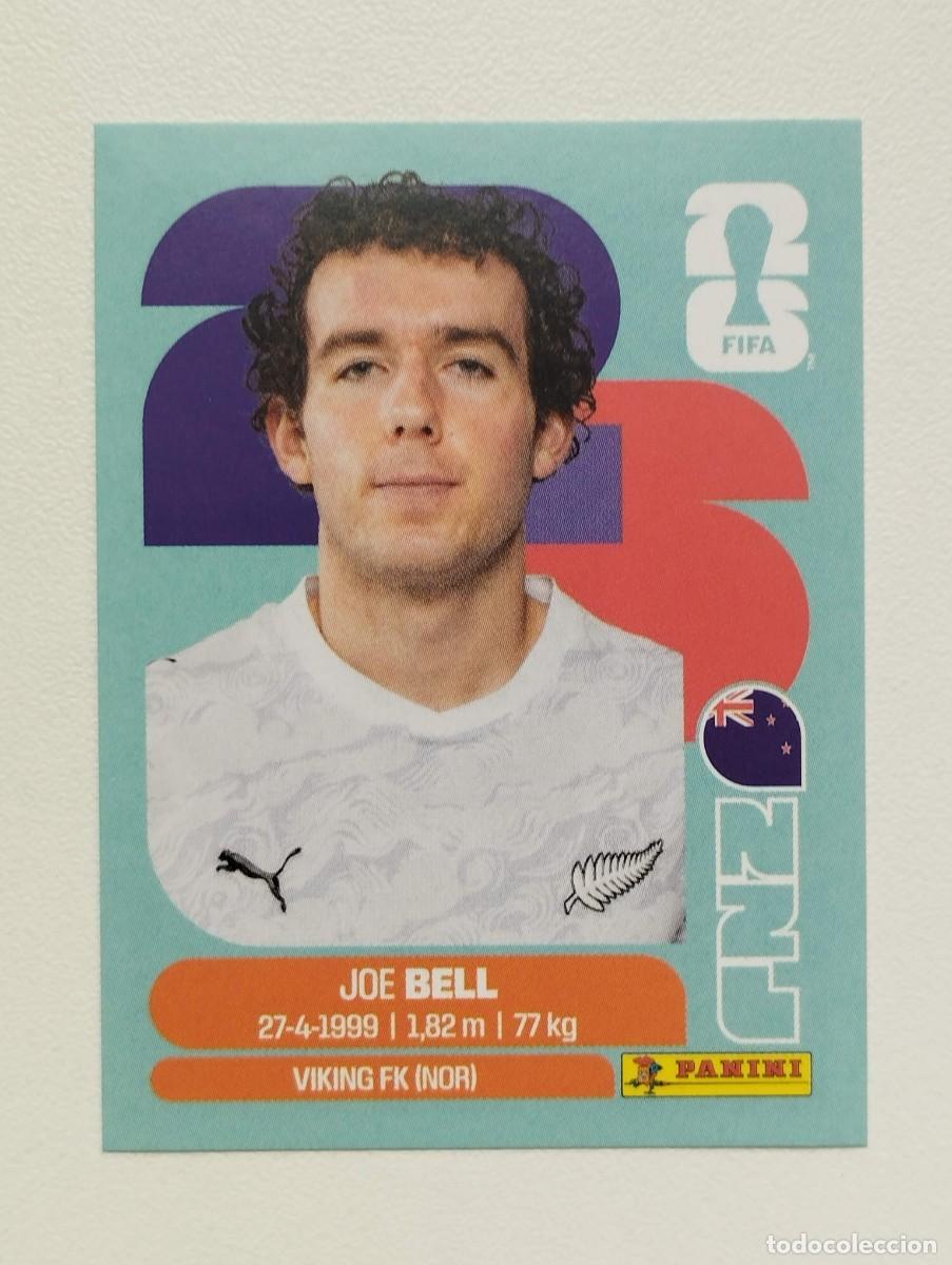 Cromos de F&uacute;tbol: CROMO STICKER WORLD CUP 2026 MUNDIAL 26 PANINI NUEVA ZELANDA NZL10 NZL 10 JOE BELL