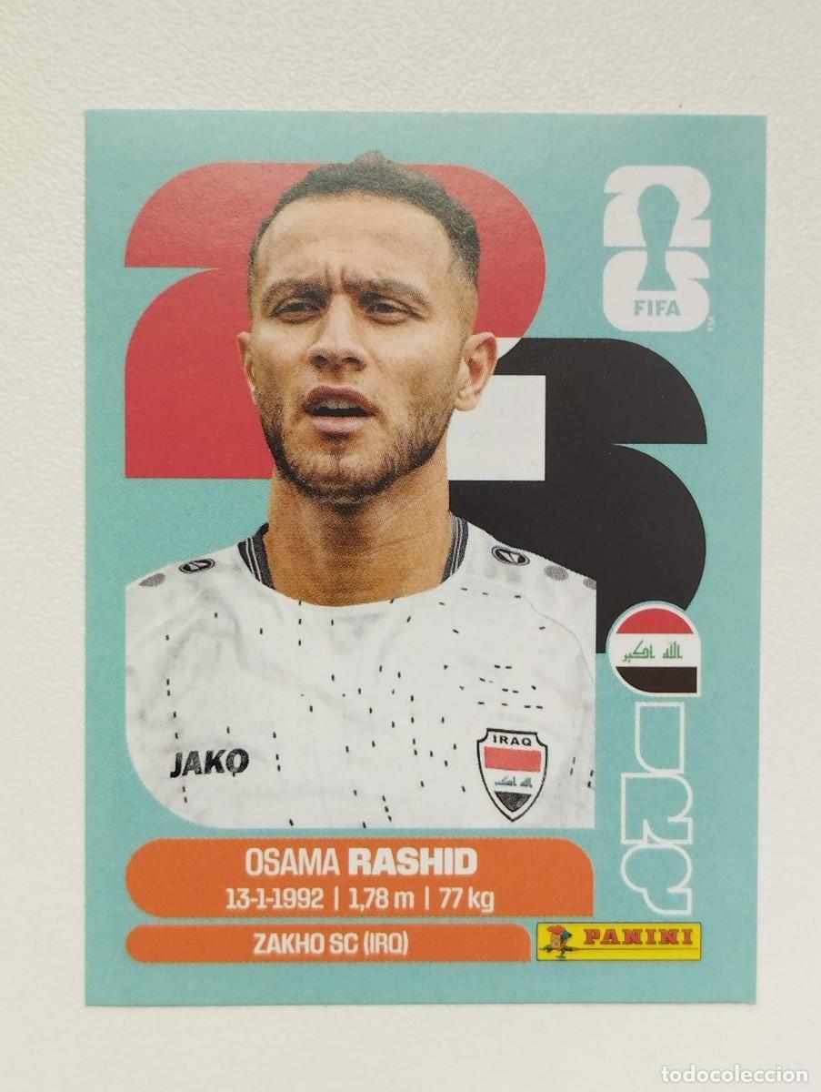 Cromos de F&uacute;tbol: CROMO STICKER WORLD CUP 2026 MUNDIAL 26 PANINI IRAQ IRQ17 IRQ 17 OSAMA RASHID