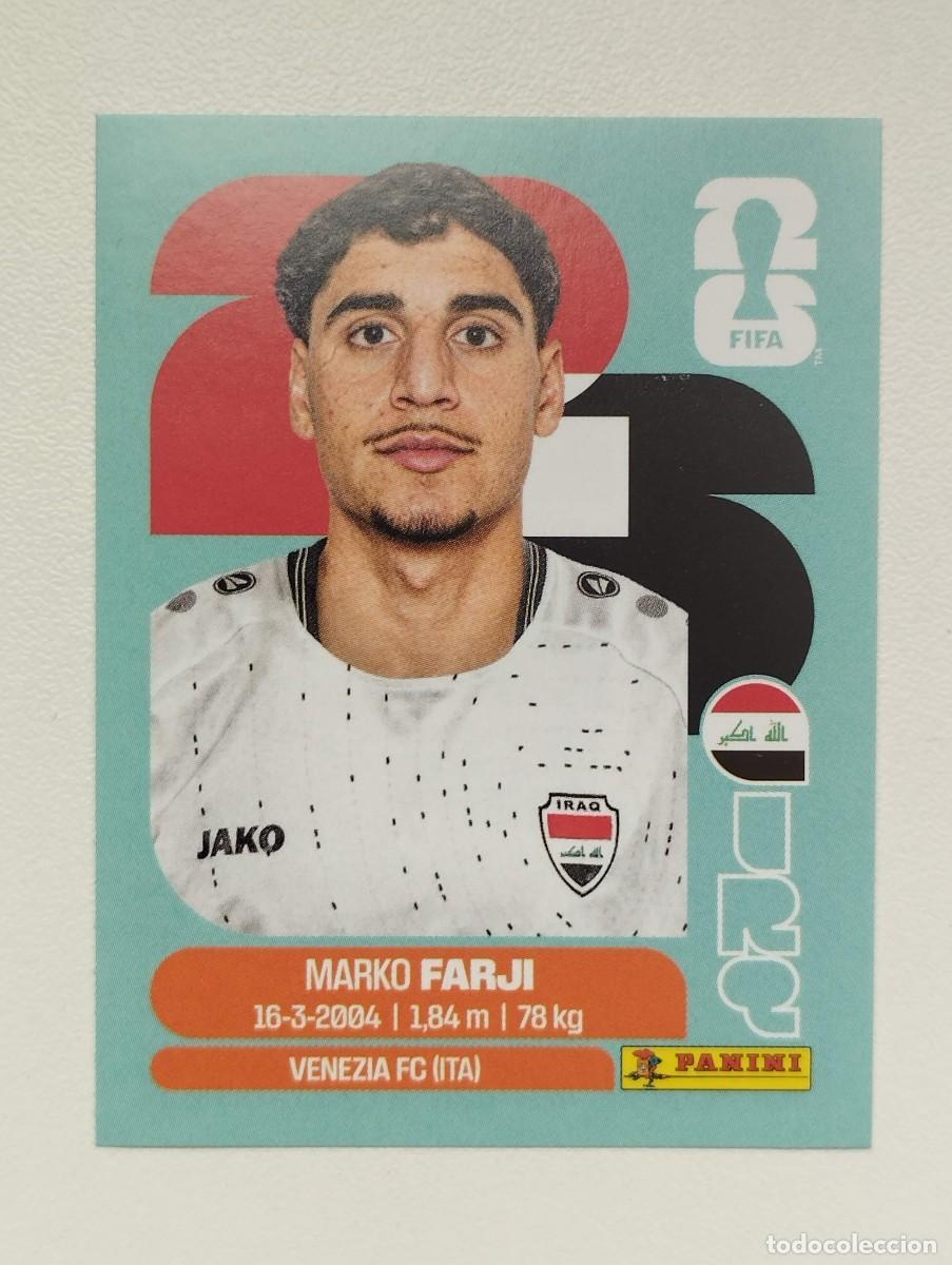 Cromos de F&uacute;tbol: CROMO STICKER WORLD CUP 2026 MUNDIAL 26 PANINI IRAQ IRQ16 IRQ 16 FARJI