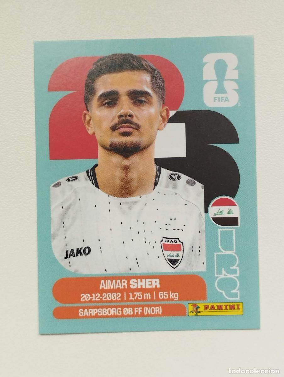 Cromos de F&uacute;tbol: CROMO STICKER WORLD CUP 2026 MUNDIAL 26 PANINI IRAQ IRQ15 IRQ 15 AIMAR SHER