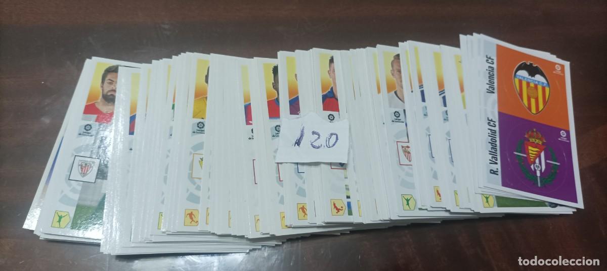 Cromos de F&uacute;tbol: lote de 120 cromos distintos liga este 2020 2021 20 - 21