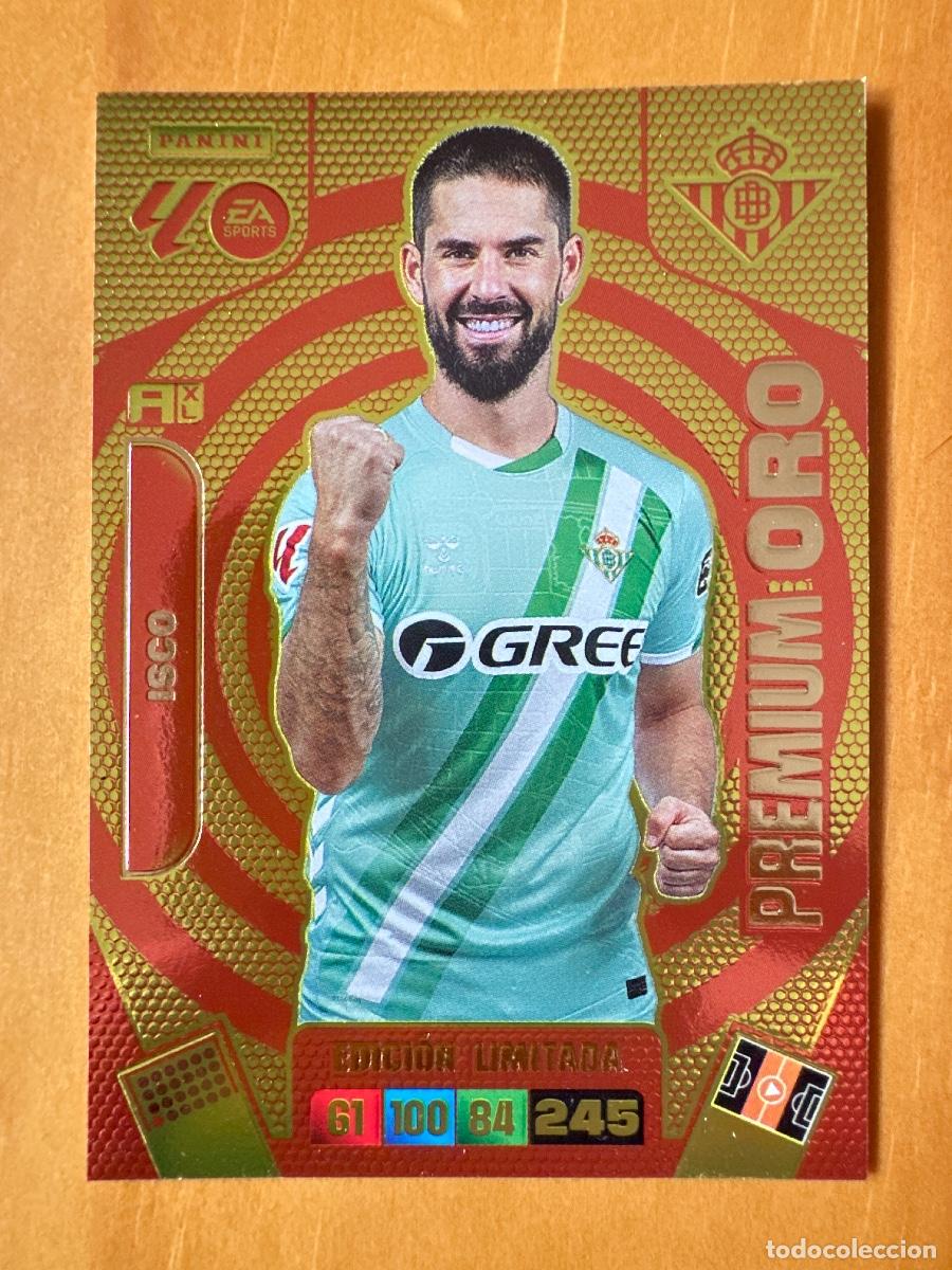 Cromos de F&uacute;tbol: Edici&oacute;n Limitada Isco Alarc&oacute;n, Real Betis, Premium Oro, Panini Adrenalyn XL Liga 2025 2026 25 26