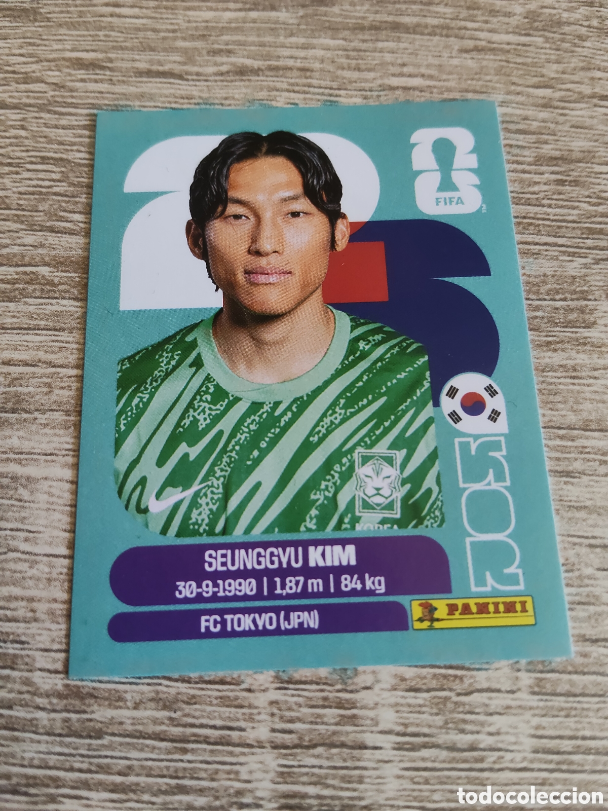 Cromos de F&uacute;tbol: Panini mundial 2026 Kor 3 Seunggyu Kim Corea del Sur