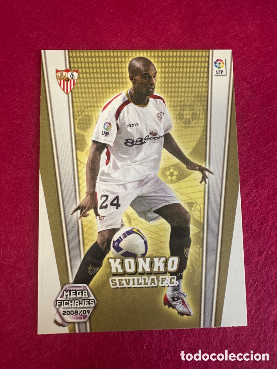 Figurine di Calcio: 501 KONKO (SEVILLA) MEGAFICHAJES MEGACRACKS 2008-2009 08 09 PANINI TRADING CARD
