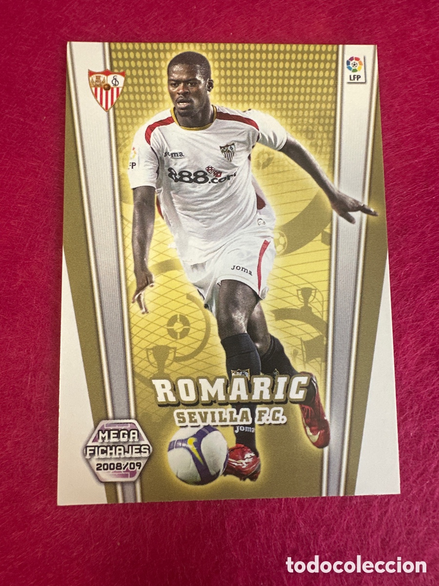 Cromos de Futebol: 502 ROMARIC (SEVILLA) MEGAFICHAJES MEGACRACKS 2008-2009 08 09 PANINI TRADING CARD