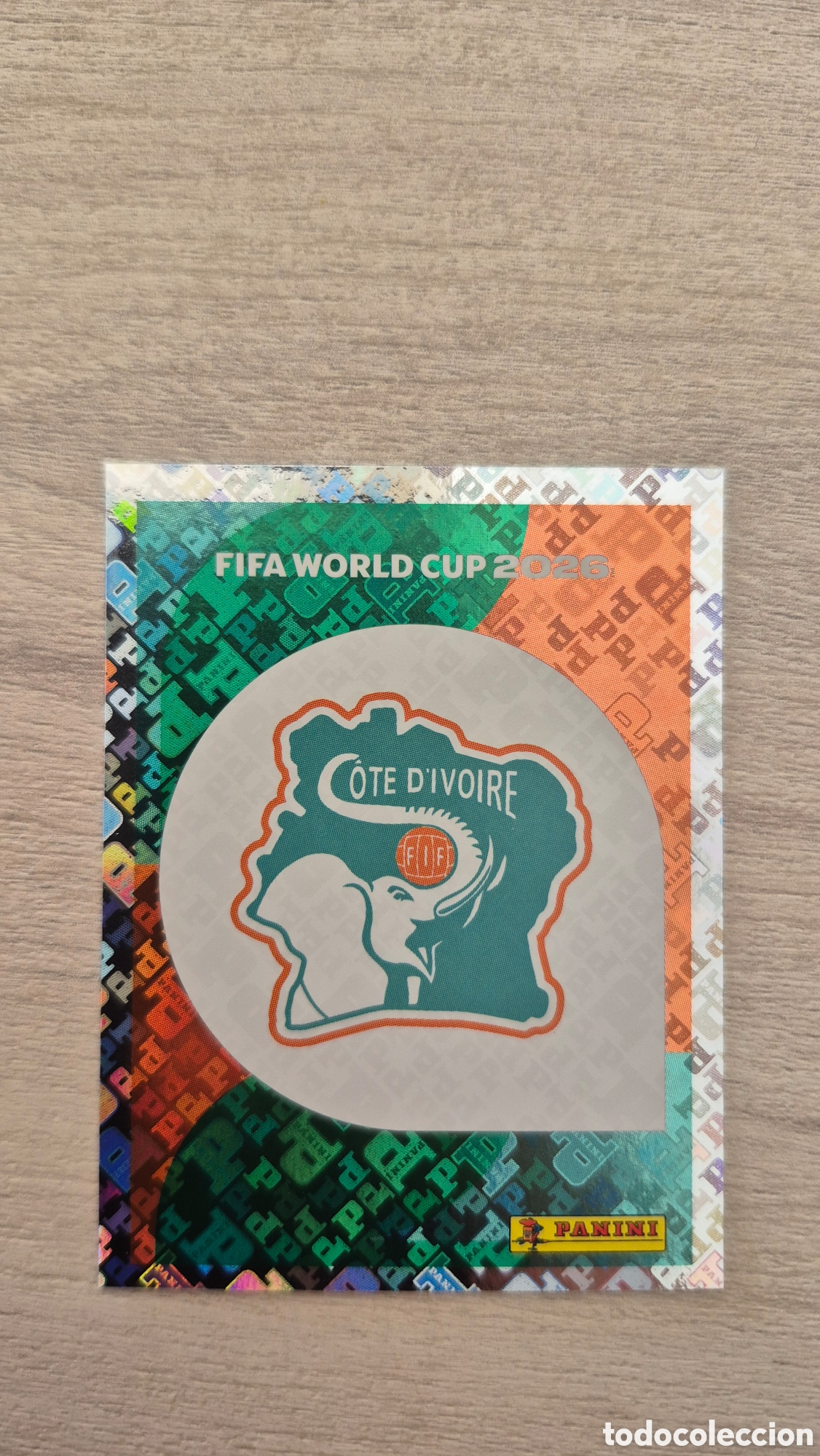 Cromos de F&uacute;tbol: CIV1 Escudo Costa de Marfil FIFA World Cup 2026