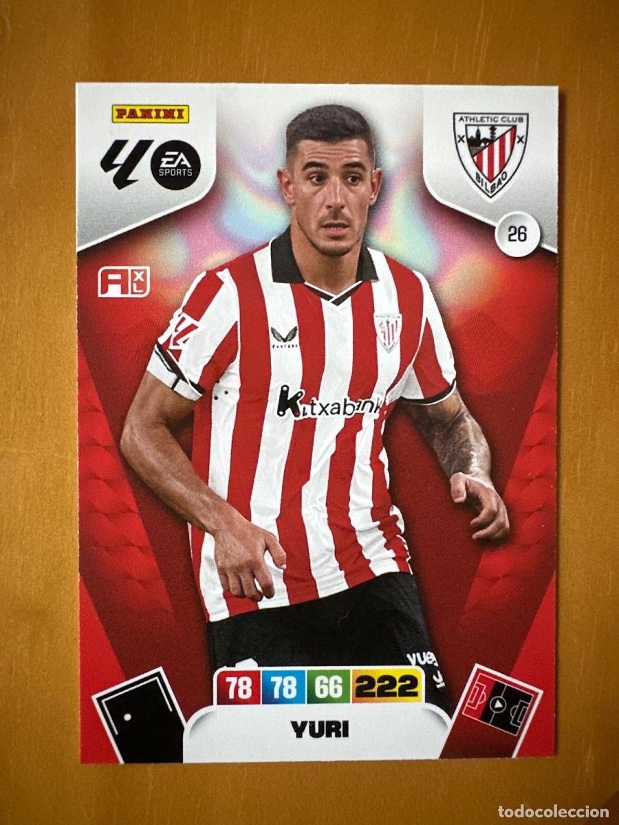 Cromos de F&uacute;tbol: 26 Yuri Berchiche, Athletic Club de Bilbao, Panini Adrenalyn XL La Liga 2025 2026 25 26