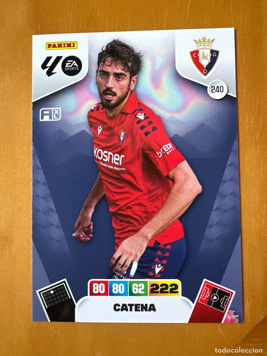 Cromos de F&uacute;tbol: 240 Alejandro Catena, CA Osasuna, Panini Adrenalyn XL La Liga 2025 2026 25 26