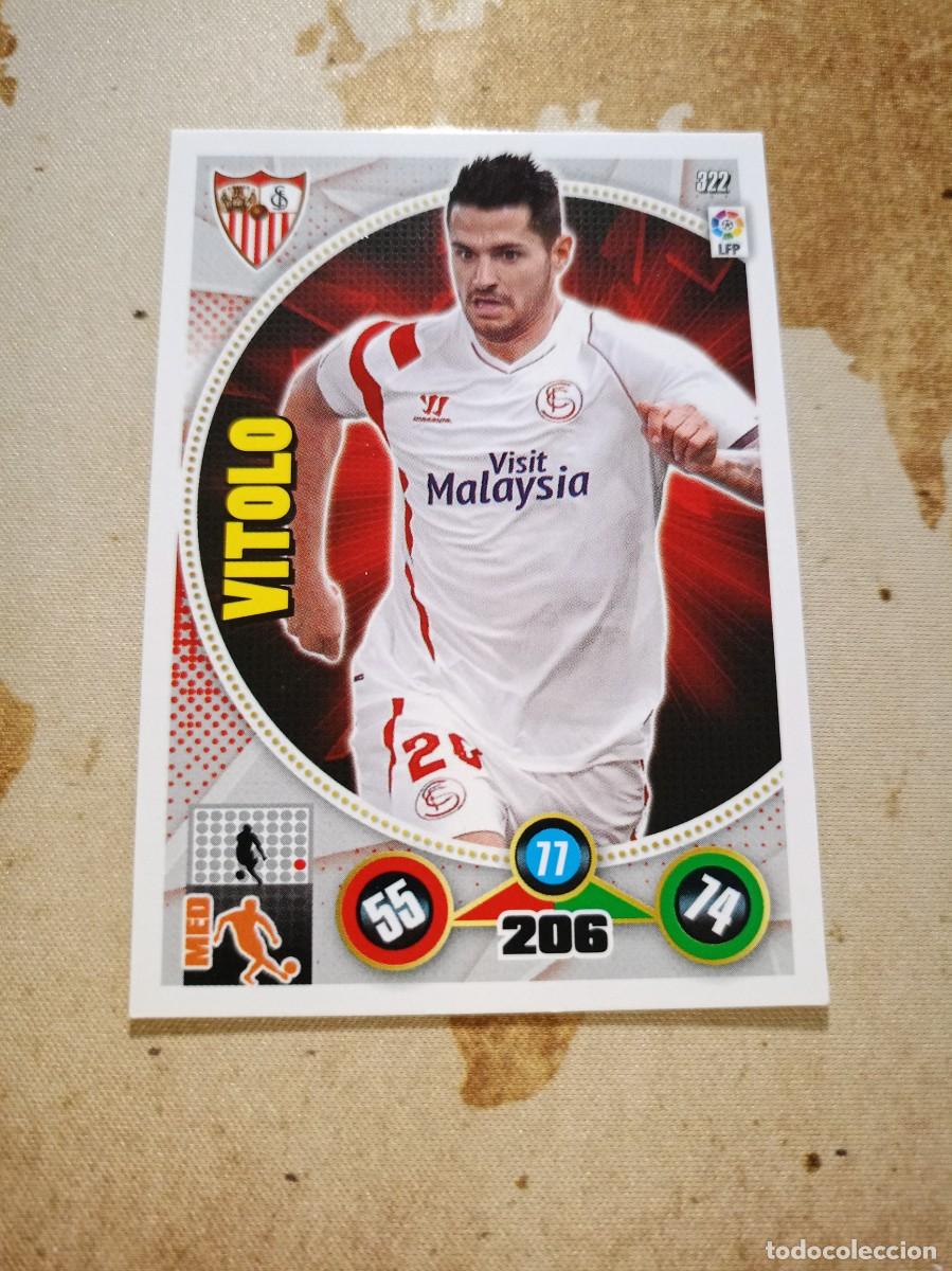 Cromos de F&uacute;tbol: Sevilla 322 VITOLO Adrenalyn 2014-15