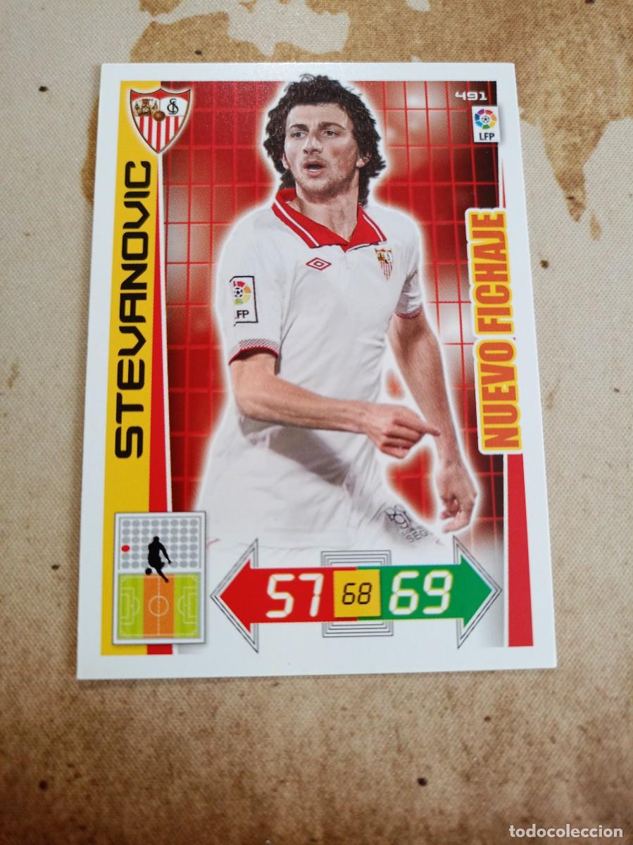 Cromos de F&uacute;tbol: Nuevo Fichaje 491 STEVANOVIC Adrenalyn 2012-13