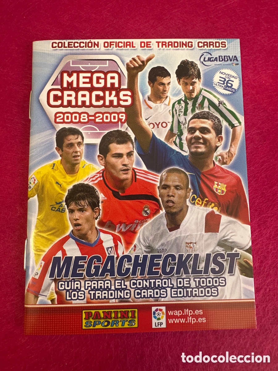Football Stickers: MEGACHECKLIST MEGACRACKS 2008-2009 08 09 PANINI TRADING CARD