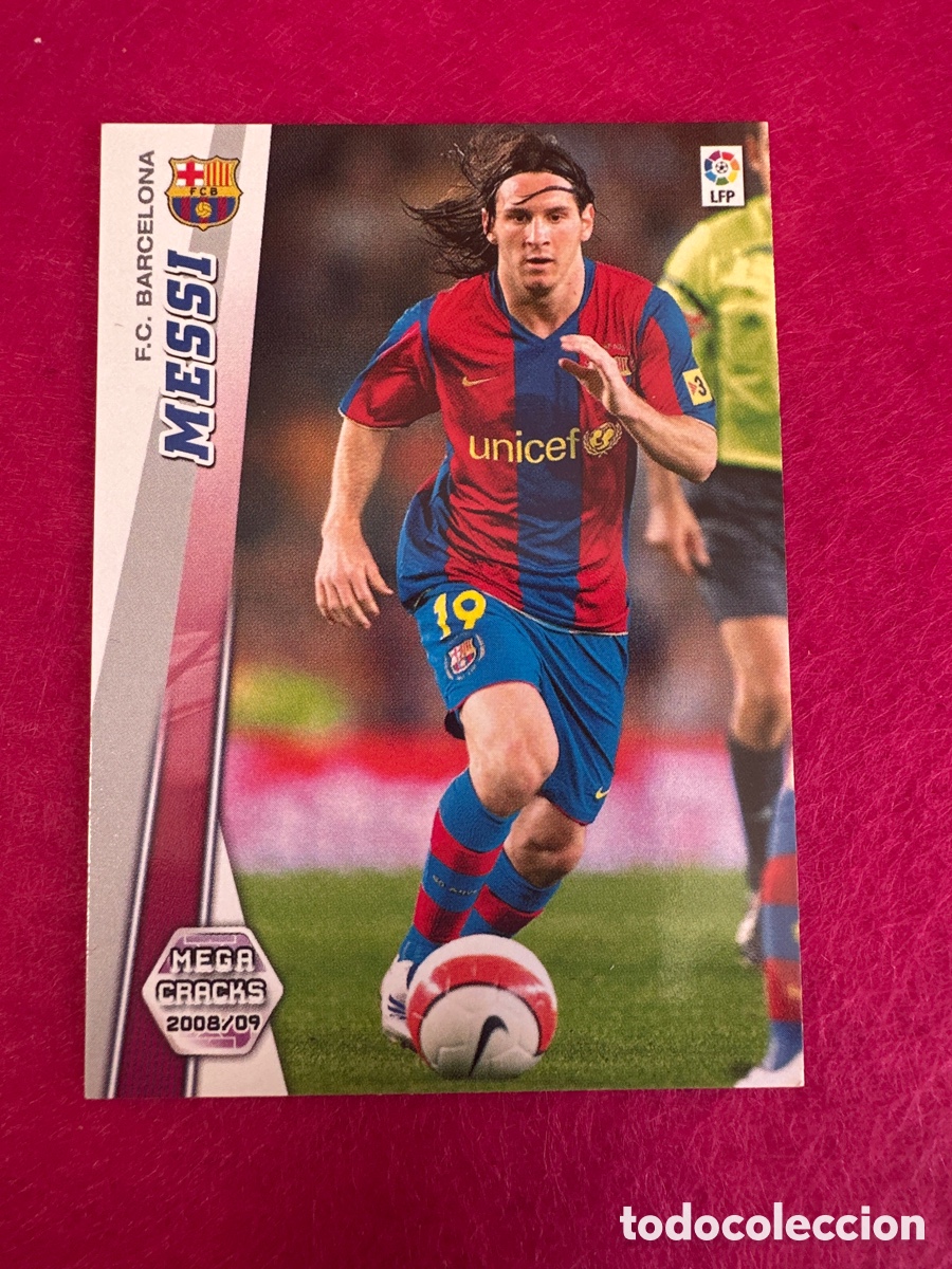 Cromos de Futebol: 70 MESSI (F.C.BARCELONA) MEGACRACKS 2008-2009 08 09 PANINI TRADING CARD