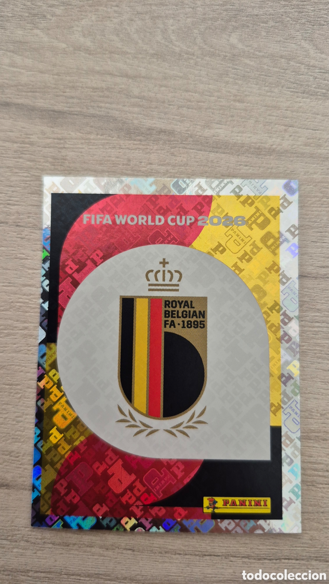 Cromos de Futebol: BEL1 Escudo B&eacute;lgica FIFA World Cup 2026